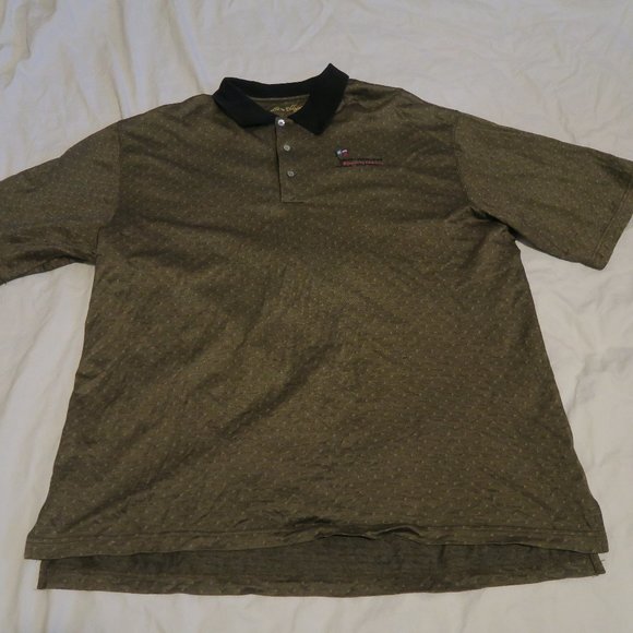 VTG Ben Hogan Polo Mens XL Brown Valero Texas Open Golf Classic Benefit Children - Picture 1 of 8